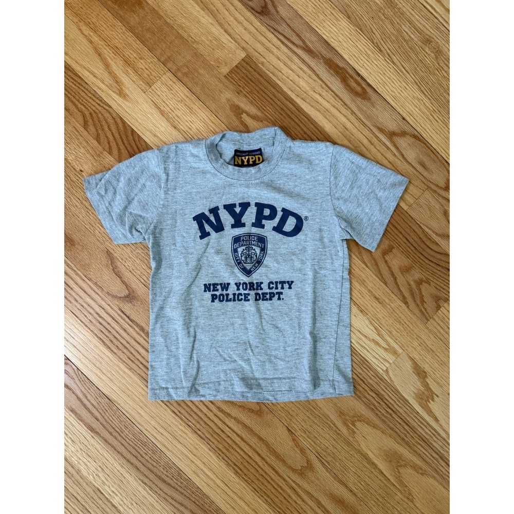 NYPD Kids sz Small Vintage Tshirt Unisex Casual Police Shirt